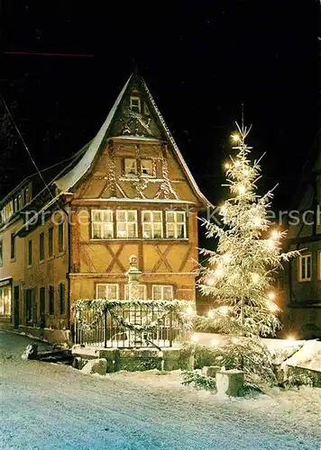 AK / Ansichtskarte Rothenburg Tauber Weihnachtsstimmung Kat. Rothenburg ob der Tauber