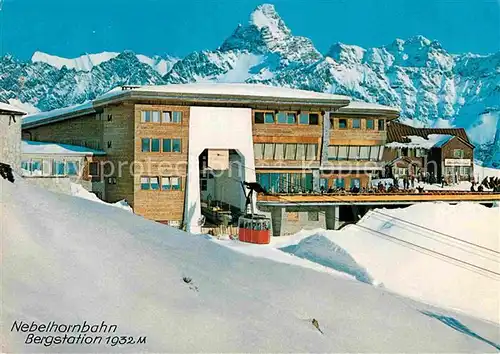 AK / Ansichtskarte Nebelhornbahn Bergstation Kat. Oberstdorf