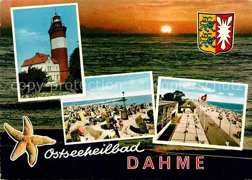 AK / Ansichtskarte Dahme Ostseebad Strand Leuchtturm Kat. Dahme