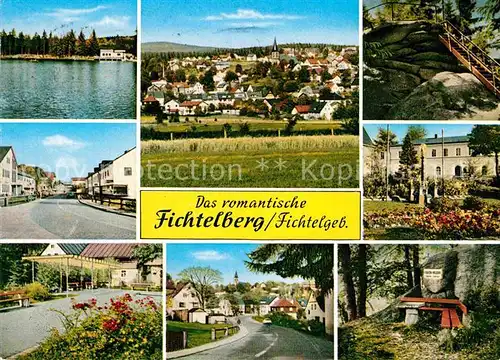 AK / Ansichtskarte Fichtelberg Bayreuth Ortspartien Ochsenkopf Fichtelsee Kat. Fichtelberg