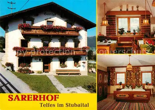 AK / Ansichtskarte Telfes Stubai Sarerhof Pension  Kat. Telfes im Stubai