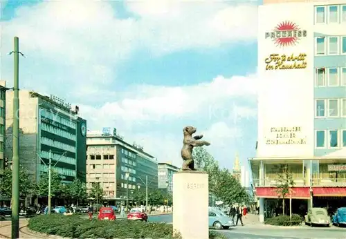 AK / Ansichtskarte Duesseldorf Berliner Allee mit Berliner Baer Kat. Duesseldorf