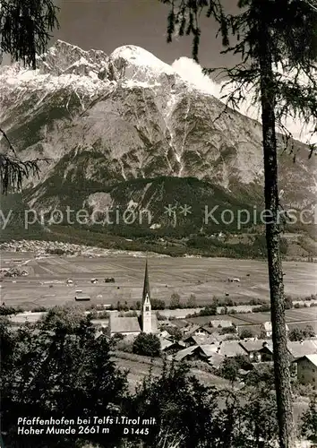 AK / Ansichtskarte Pfaffenhofen Tirol mit Hohe Munde Kat. Pfaffenhofen