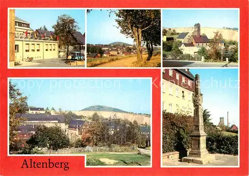 AK / Ansichtskarte Altenberg Dippoldiswalde gaststaette Knappensaal Geisingberg Binge und Bergbaus Schauanlage Kat. Altenberg