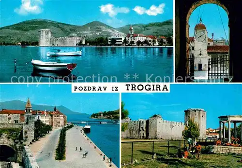 AK / Ansichtskarte Trogir Trau Festung Promenade Stadttor  Kat. Trogir