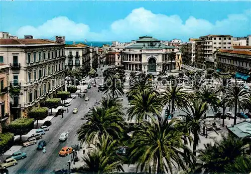 AK / Ansichtskarte Palermo Sicilia Politeama Garibaldi Piazza Castelnuovo Kat. Palermo