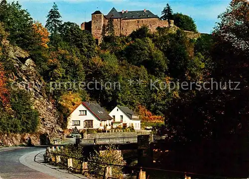 AK / Ansichtskarte Monschau Burg und Jugendherberge Kat. Monschau