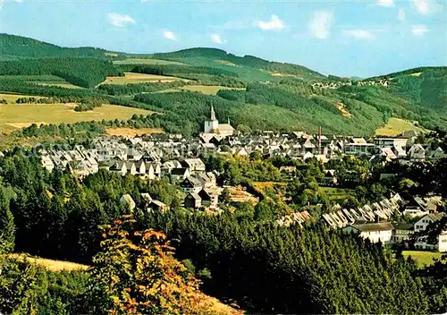 AK / Ansichtskarte Winterberg Hochsauerland Panorama Heilklimatischer Kurort Kat. Winterberg