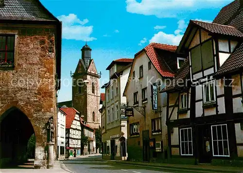 AK / Ansichtskarte Korbach Rathaus Kilianskirche Altstadt Kat. Korbach