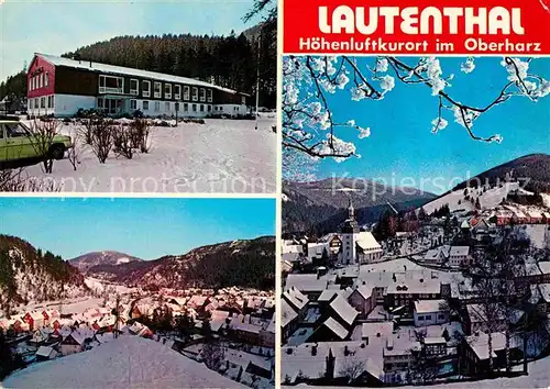 AK / Ansichtskarte Lautenthal Harz Winterpanorama Hoehenluftkurort Kat. Langelsheim