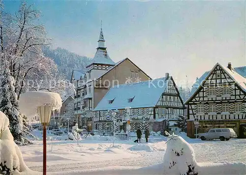 AK / Ansichtskarte Bad Herrenalb Heilklimatischer Kurort im Schwarzwald Winterlandschaft Kat. Bad Herrenalb