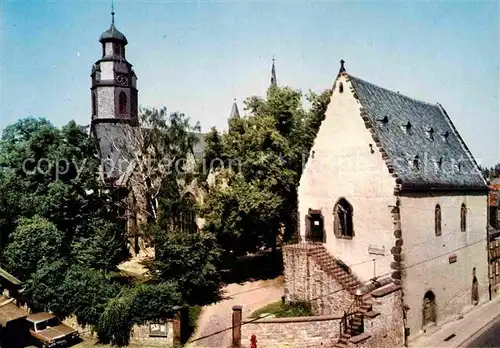 AK / Ansichtskarte Butzbach Heimatmuseum mit Kirche Kat. Butzbach