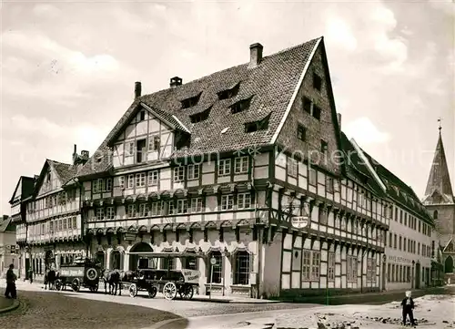 AK / Ansichtskarte Braunschweig Haus Ritter St Georg Hotel Restaurant Fachwerkhaus Historisches Gebaeude Kat. Braunschweig