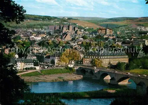 AK / Ansichtskarte Trier Mosel Stadtpanorama Moselbruecke