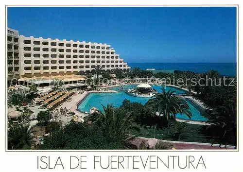 AK / Ansichtskarte Corralejo Hotel Tres Islas Swimming Pool Meerblick Kat. La Oliva Fuerteventura