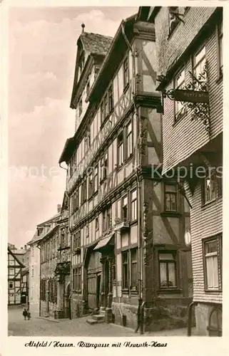 AK / Ansichtskarte Alsfeld Rittergasse Neurath Haus Kat. Alsfeld