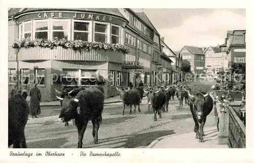 AK / Ansichtskarte Braunlage Damenkapelle Cafe Junker  Kat. Braunlage Harz