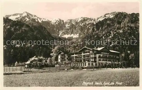 AK / Ansichtskarte Bayrisch Gmain Tirol Hotel am Forst  Kat. Oesterreich