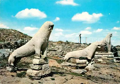 AK / Ansichtskarte Delos Archaic Lions  Kat. Insel Delos