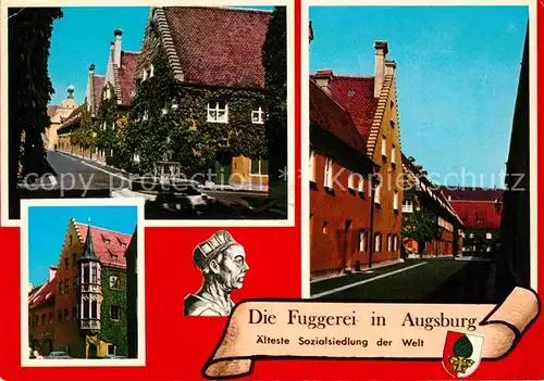 AK / Ansichtskarte Augsburg Fuggerei  Kat. Augsburg