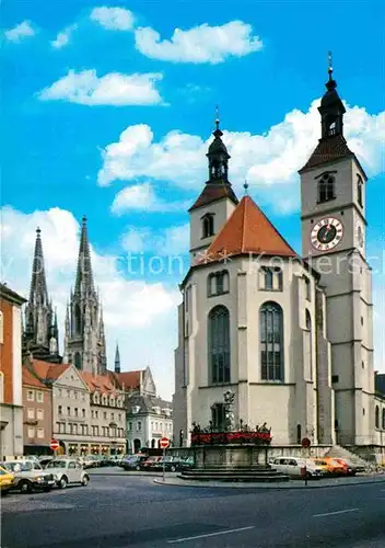 AK / Ansichtskarte Regensburg Donau Neupfarrplatz Kirchen Kat. Regensburg