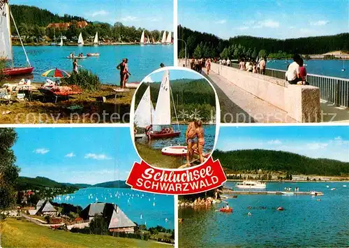 AK / Ansichtskarte Schluchsee Seepartien Staumauer Kat. Schluchsee