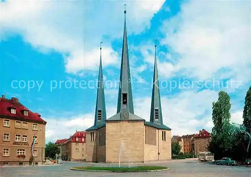 AK / Ansichtskarte Bayreuth Christuskirche am Wilhelmsplatz Kat. Bayreuth