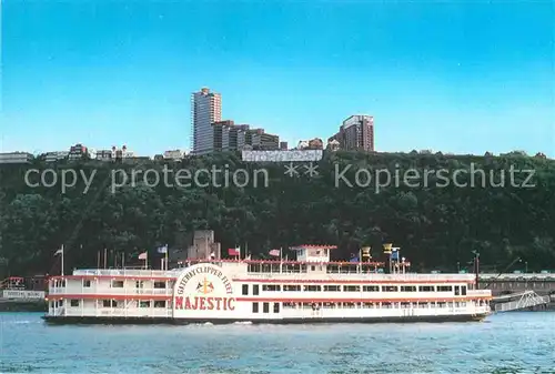 AK / Ansichtskarte Dampfer Schaufelrad Gateway Clipper Fleet s Flagship Majestic Mt. Washington  Kat. Schiffe