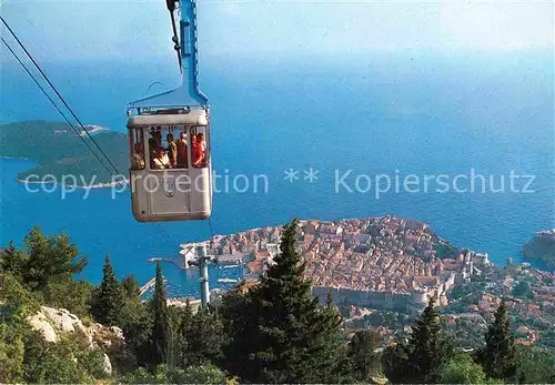 AK / Ansichtskarte Seilbahn Dubrovnik Srd  Kat. Bahnen