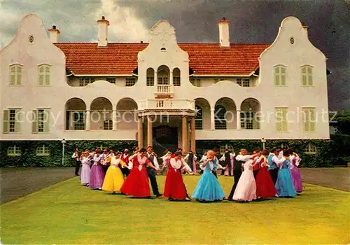 AK / Ansichtskarte Tanz Taenzer Folk Dancers Residence State President Pretoria 