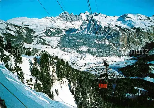AK / Ansichtskarte Seilbahn Dolomiti Val Gardena Selva Wolkenstein Groeden  Kat. Bahnen