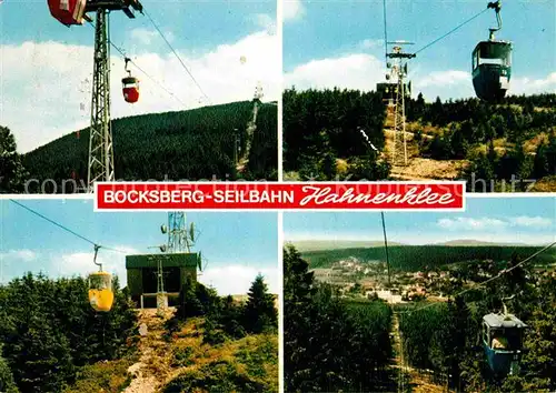 AK / Ansichtskarte Seilbahn Bocksberg Hahnenklee  Kat. Bahnen