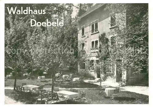 AK / Ansichtskarte Meersburg Bodensee Waldhaus Doebele  Kat. Meersburg