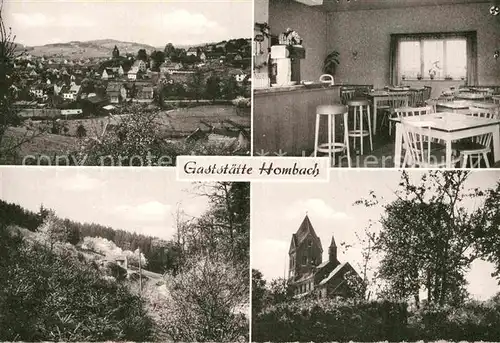AK / Ansichtskarte Morsbach Sieg Gaststaette Hombach  Kat. Morsbach