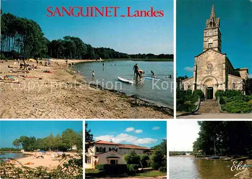 AK / Ansichtskarte Sanguinet Strand Kirche  Kat. Sanguinet