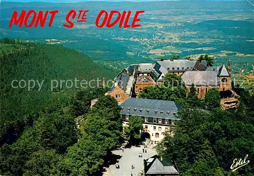 AK / Ansichtskarte Mont Sainte Odile Mont Ste Odile Fliegeraufnahme Entree du Couvent Kat. Rhinau