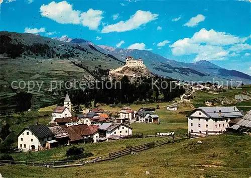 AK / Ansichtskarte Tarasp mit Schloss Alpen Kat. Tarasp