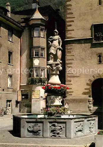 AK / Ansichtskarte Chur GR Altstadt Brunnen Kat. Chur