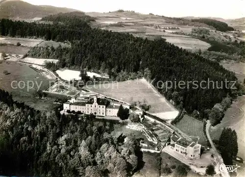 AK / Ansichtskarte Claveisolles Le Couvent et le Pensionnat vue aerienne Kat. Claveisolles