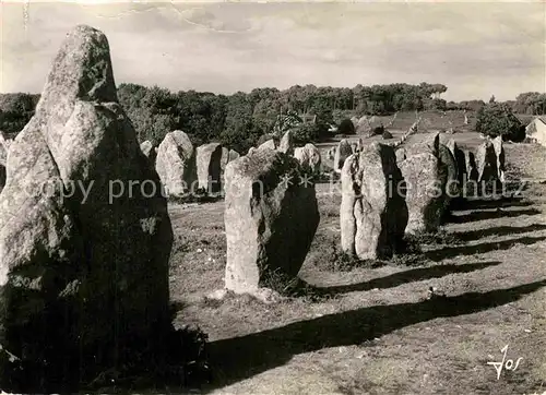 AK / Ansichtskarte Carnac Morbihan et ses monuments megalithiques Aligenements de Kermario