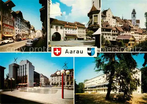 AK / Ansichtskarte Aarau AG Hotel Post  Kat. Aarau