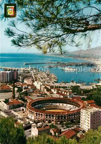 AK / Ansichtskarte Malaga Andalucia Hafenpartie und Freilichttheater Kat. Malaga