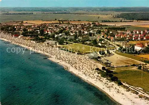 AK / Ansichtskarte Kellenhusen Ostseebad Fliegeraufnahme mit Strand Kat. Kellenhusen (Ostsee)