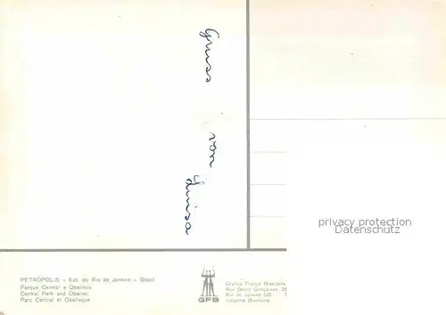 AK / Ansichtskarte Petropolis  Kat. Petropolis