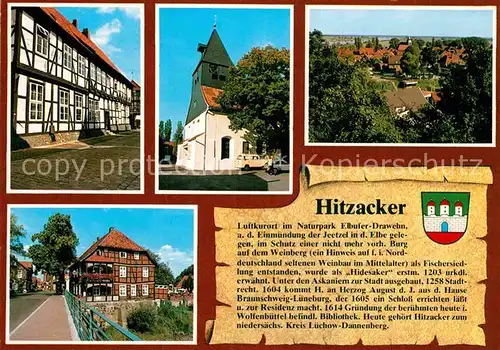 AK / Ansichtskarte Hitzacker Elbe Elbufer Drawehn Zollhaus Kirche Weinberg Drawehnertorschenke Kat. Hitzacker (Elbe)