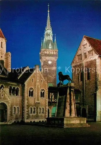 AK / Ansichtskarte Braunschweig Burg Dankwarderode Rathausturm Kat. Braunschweig