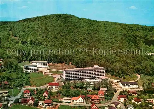 AK / Ansichtskarte Bad Kissingen Cafe Restaurant Staffelshoehe mit Sanatorium Marbachtal Kat. Bad Kissingen