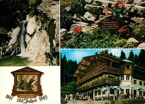 AK / Ansichtskarte Bayrischzell Alpengasthaus zum feurigen Tatzelwurm Kat. Bayrischzell