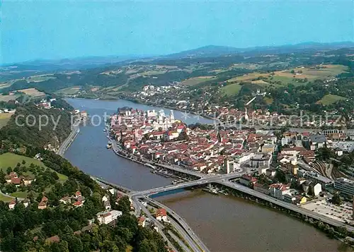 AK / Ansichtskarte Passau Fliegeraufnahme Kat. Passau