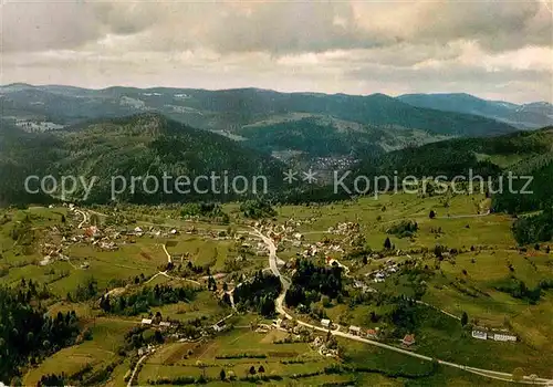 AK / Ansichtskarte Haeusern Schwarzwald Fliegeraufnahme Kat. Haeusern